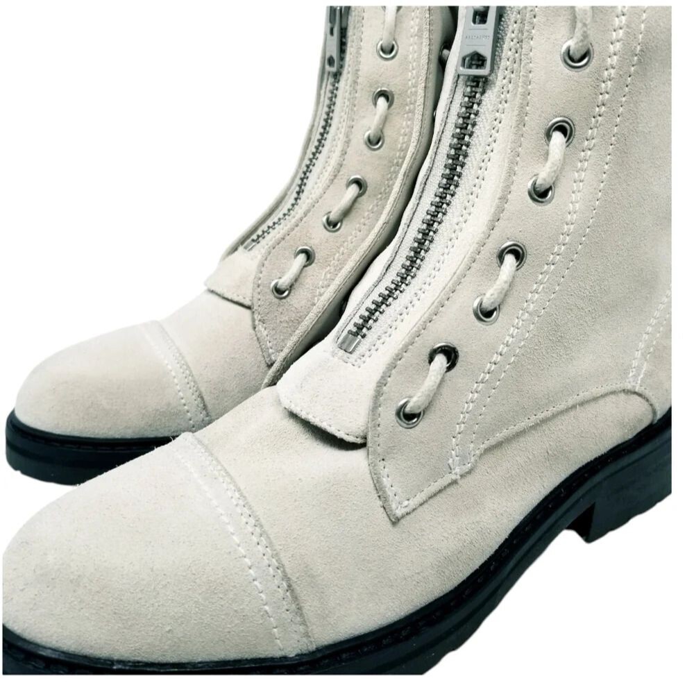 All Saints Ariel Leather Combat Boot size 10 - Picture 5 of 11